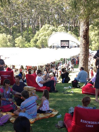 Gourmet Village crowd