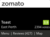 Toast Menu, Reviews, Photos, Location and Info - Zomato