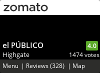 el PÚBLICO Menu, Reviews, Photos, Location and Info - Zomato