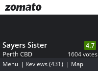 Sayers Sister Menu, Reviews, Photos, Location and Info - Zomato