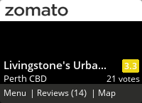 Livingstone's Urban Jungle Menu, Reviews, Photos, Location and Info - Zomato